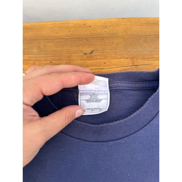 Nike Men's T-shirt - Blue - XL – Gently worn and in good vintage 1998 - Picture 5 of 10